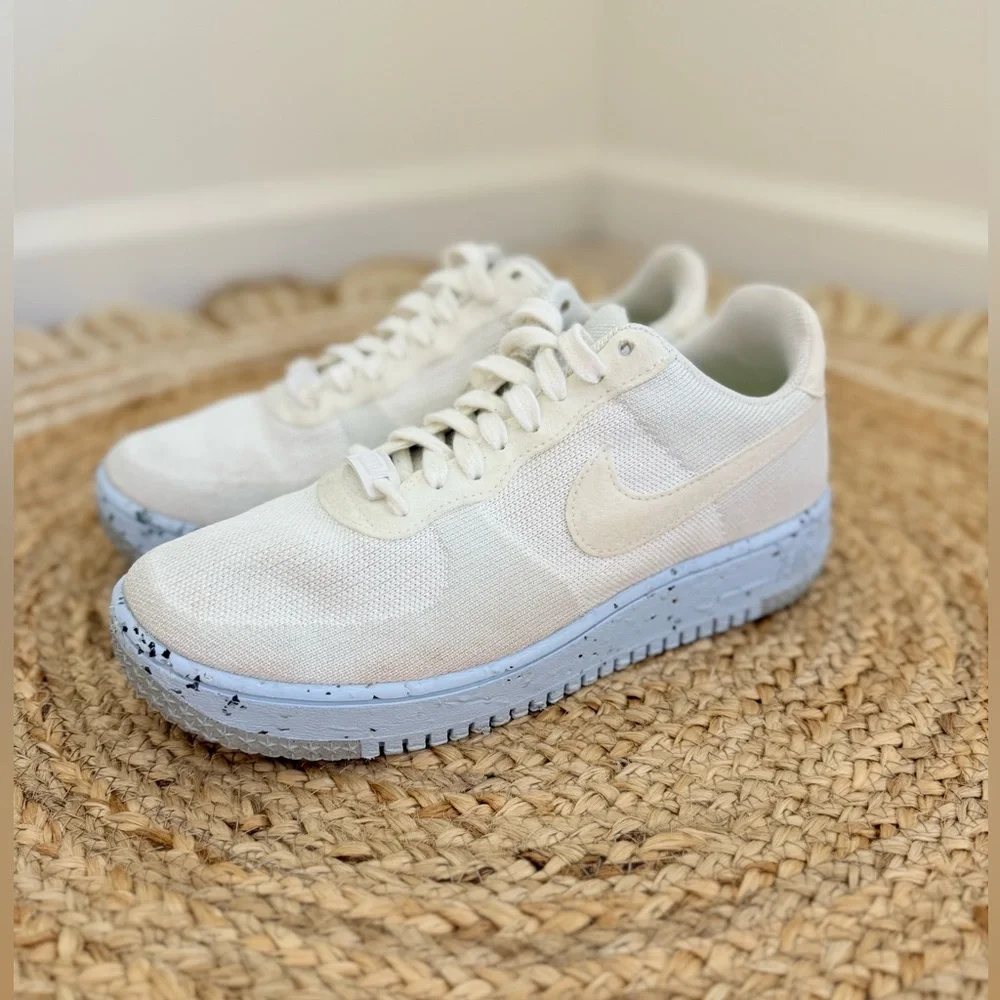 🌾 Nike Air Force One Crater‎ White and Blue